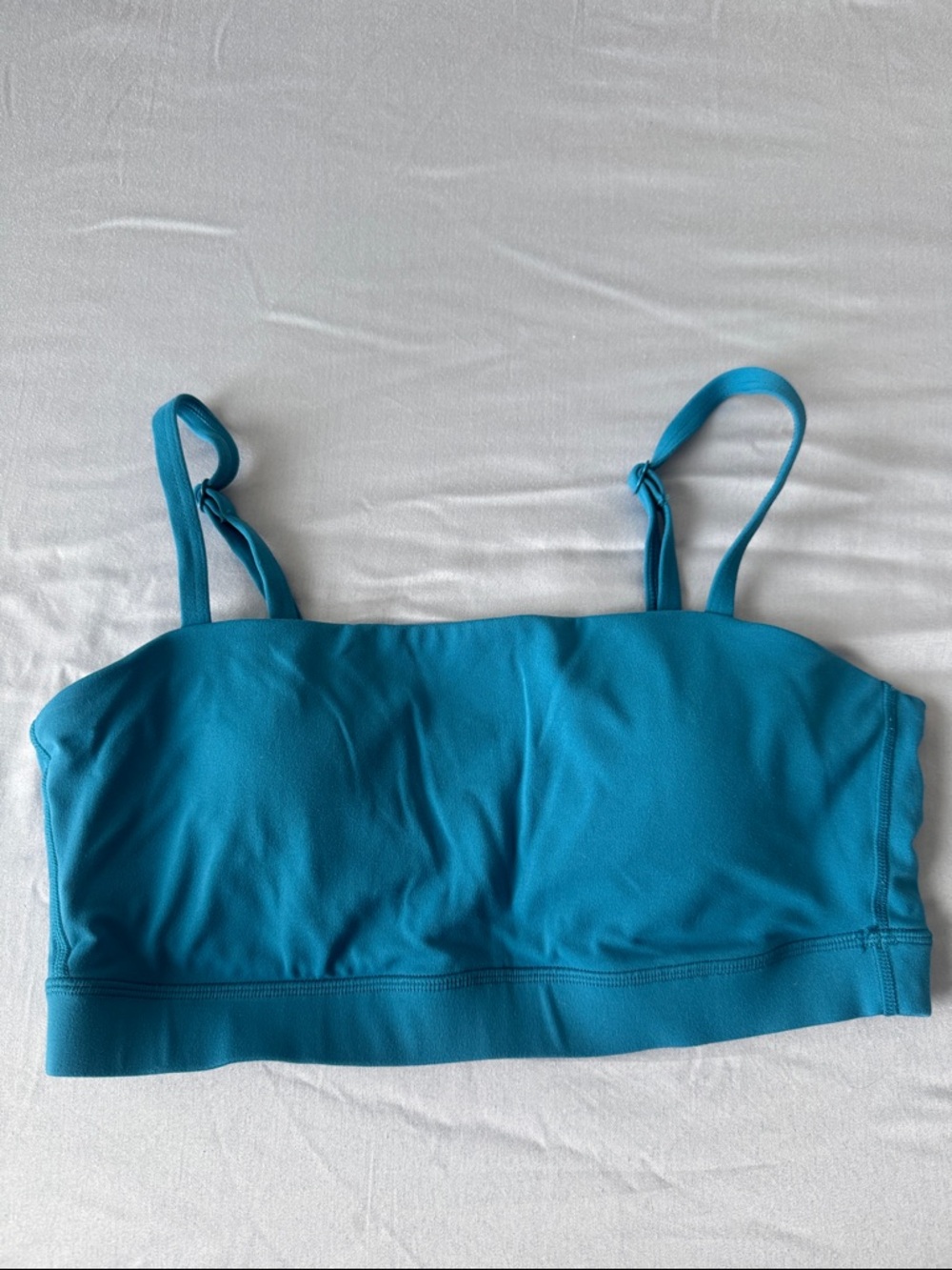 Amazon CRZ Yoga Teal Blue Bandeau Sports Bra